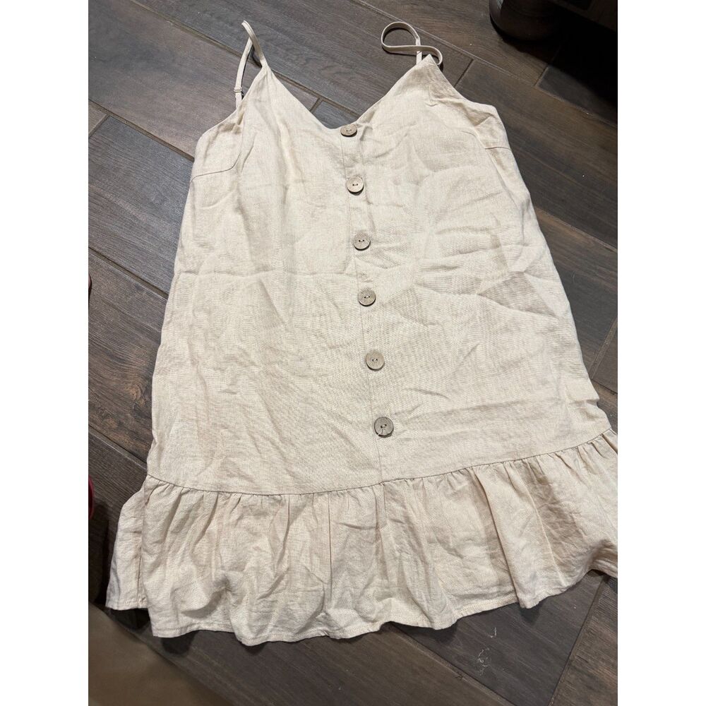 As U Wish Linen Blend Dress
